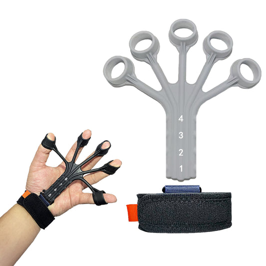 Silicone Finger Flexion And Extension Trainer Rehabilitation Abdominal Tensor